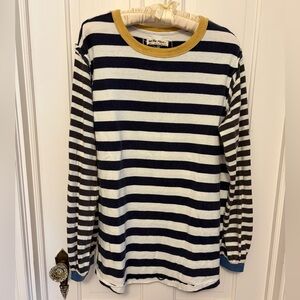 We The Free sawyer stripe long sleeve tee size S